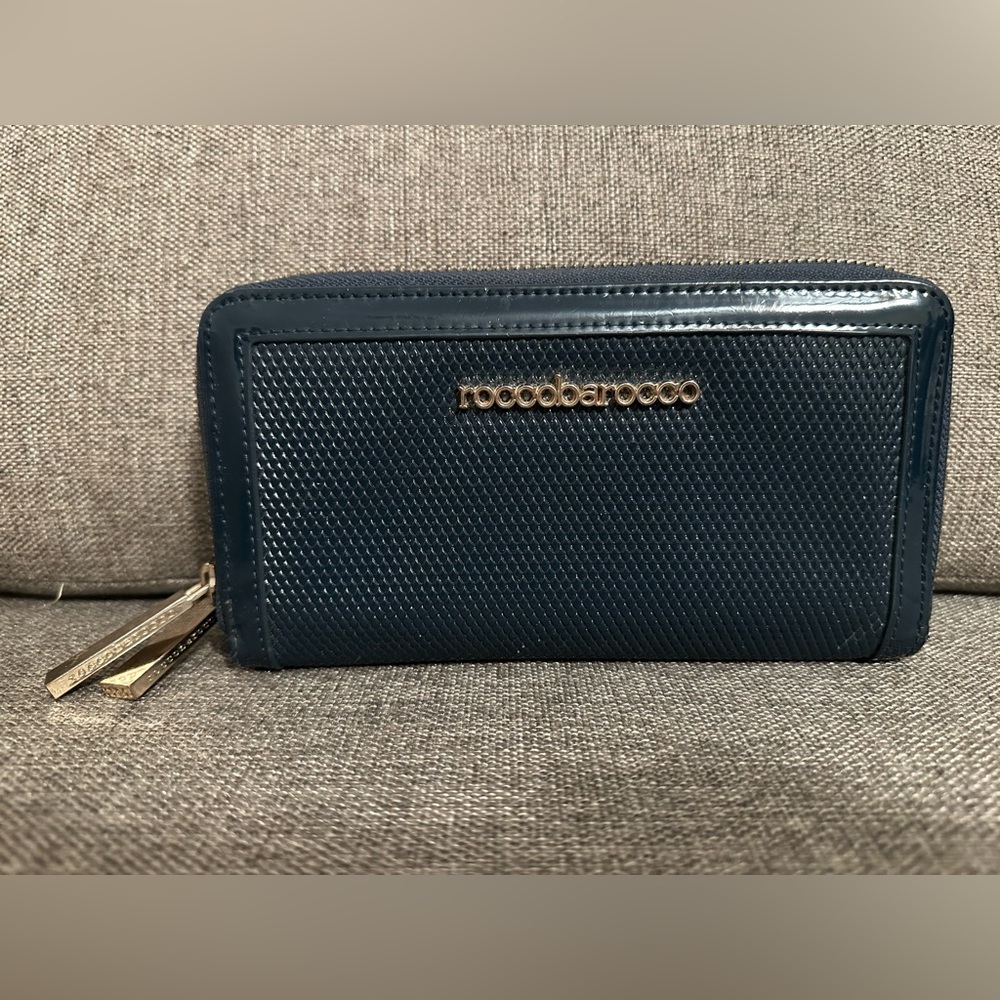 Roccobarocco Wallet Navy Blue